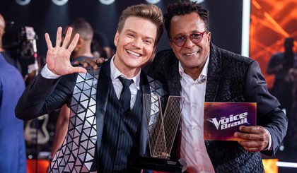 Com a vitória de Tony, Michel Teló se torna pentacampeão. (Foto: Artur Meninea / Gshow) Com a vitória de Tony, Michel Teló se torna pentacampeão. (Foto: Artur Meninea / Gshow)