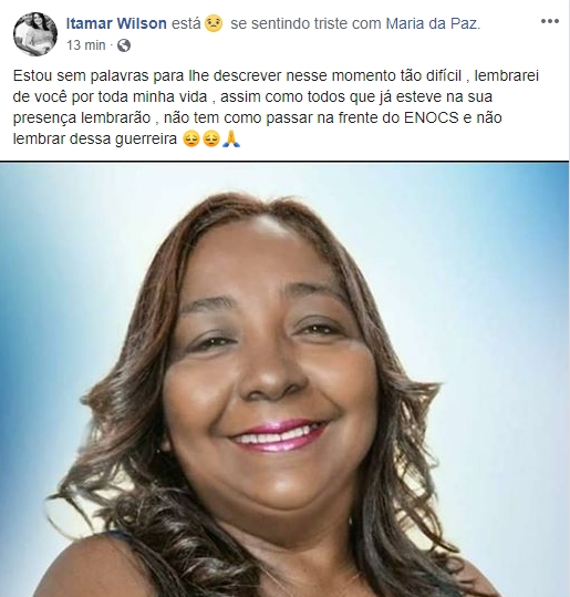 Homenagem professora Paizinha