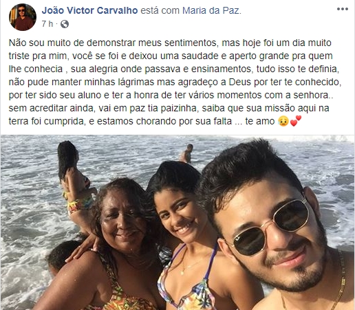 Homenagem professora Paizinha
