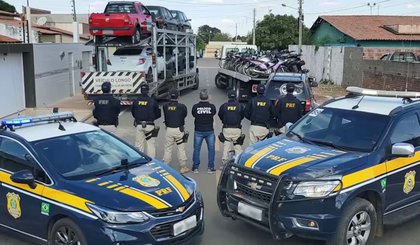 PRF apreende quase 300 veículos furtados ou roubados. (Foto: TV Cabo Branco/Reprodução) PRF apreende quase 300 veículos furtados ou roubados. (Foto: TV Cabo Branco/Reprodução)