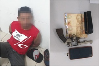 Suspeito de roubo é preso em Floriano.