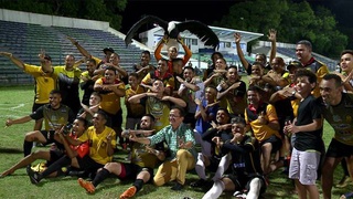 Timon comemora acesso à Série A do Campeonato Piauiense.