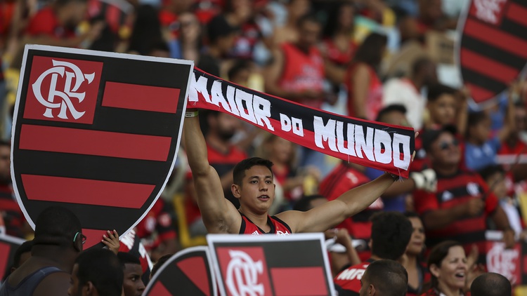 Torcida do Flamengo.
