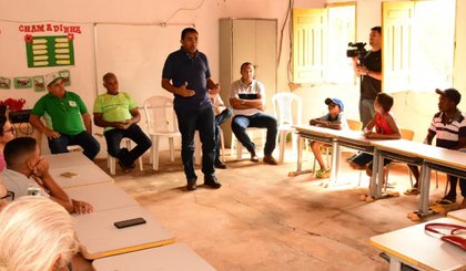 Comunidade Jacaré Novo participa de curso de Manejo de Ovinos e Caprinos. (Foto: Prefeitura de Floriano/Divulgação)
