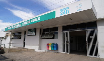 Hospital Regional Tibério Nunes, em Floriano. (Foto: Divulgação/Ascom)