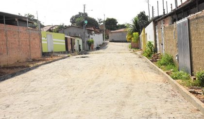 Ruas de Floriano serão asfaltadas. (Foto: Prefeitura de Floriano/Divulgação)