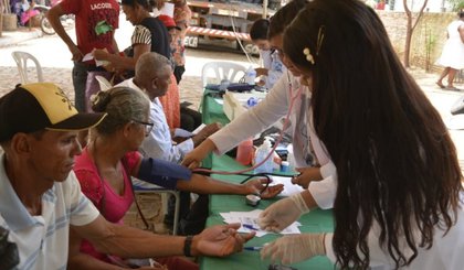 Saúde em Movimento aconteceu na localidade Amolar. (Foto: Prefeitura de Floriano/Divulgação) Saúde em Movimento aconteceu na localidade Amolar. (Foto: Prefeitura de Floriano/Divulgação)