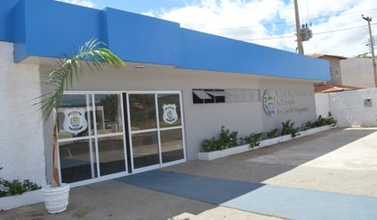 Centra de Flagrantes da Polícia Civil, em Picos. (Foto: Cidades na Net)