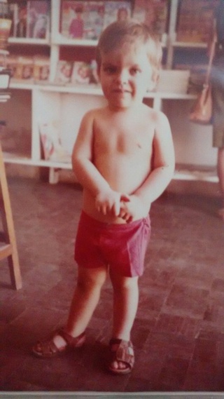 Em 1983, o filho Samuel frequentava e se divertia na banca junto com o pai.