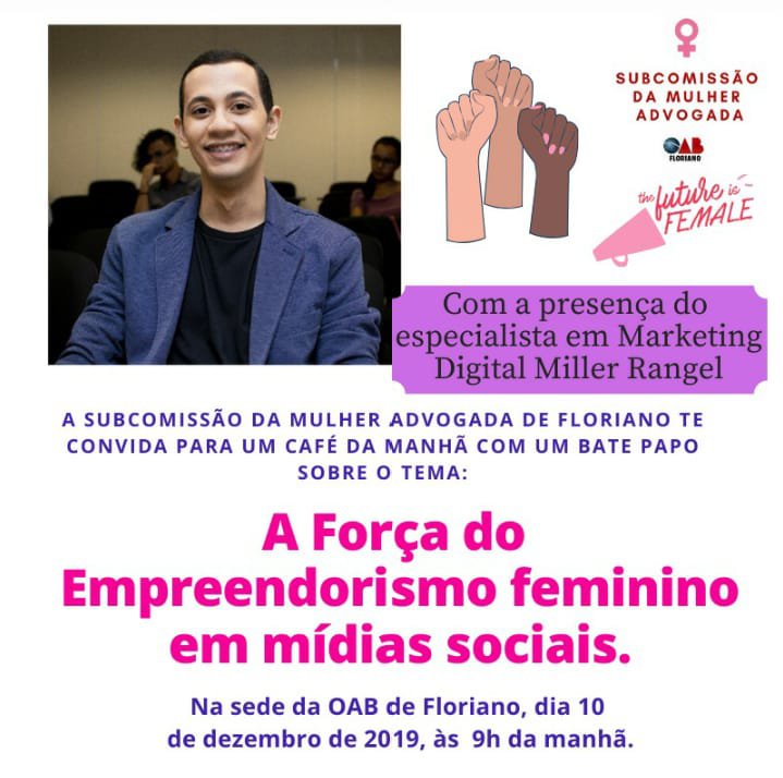 Evento será voltado para advogadas.