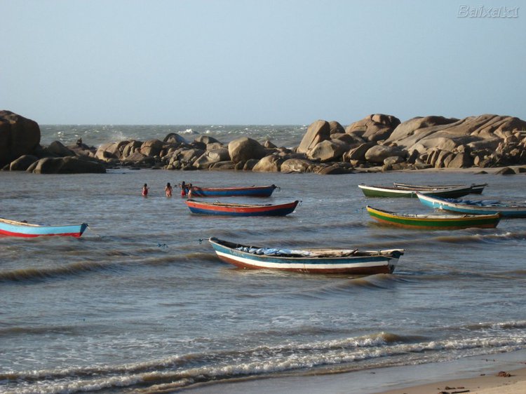 Praia da Pedra do Sal, em Parnaíba (PI).