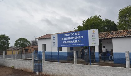 Unidade de Atendimento é inaugurada na localidade de Carnaubal, em Oeiras. (Foto: Prefeitura de Oeiras/Divulgação) Unidade de Atendimento é inaugurada na localidade de Carnaubal, em Oeiras. (Foto: Prefeitura de Oeiras/Divulgação)