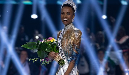 Zozibini Tunzi é a vencedora do Miss Universo 2019. (Foto: Alex Mertz/Miss Universe Organization) Zozibini Tunzi é a vencedora do Miss Universo 2019. (Foto: Alex Mertz/Miss Universe Organization)