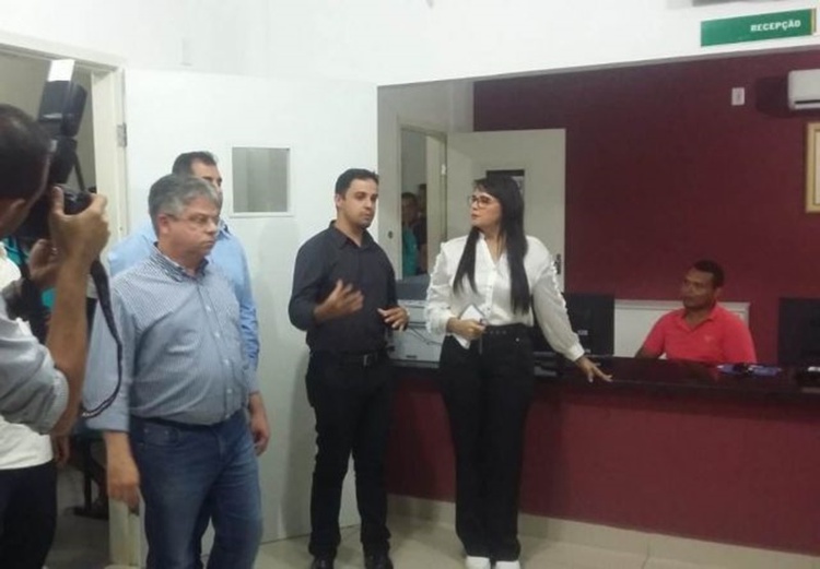 A visita aconteceu no final da tarde dessa sexta-feira (23)