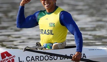 Luís Carlos, campeão de Paracanoagem (Foto: Reprodução) Luís Carlos, campeão de Paracanoagem (Foto: Reprodução)