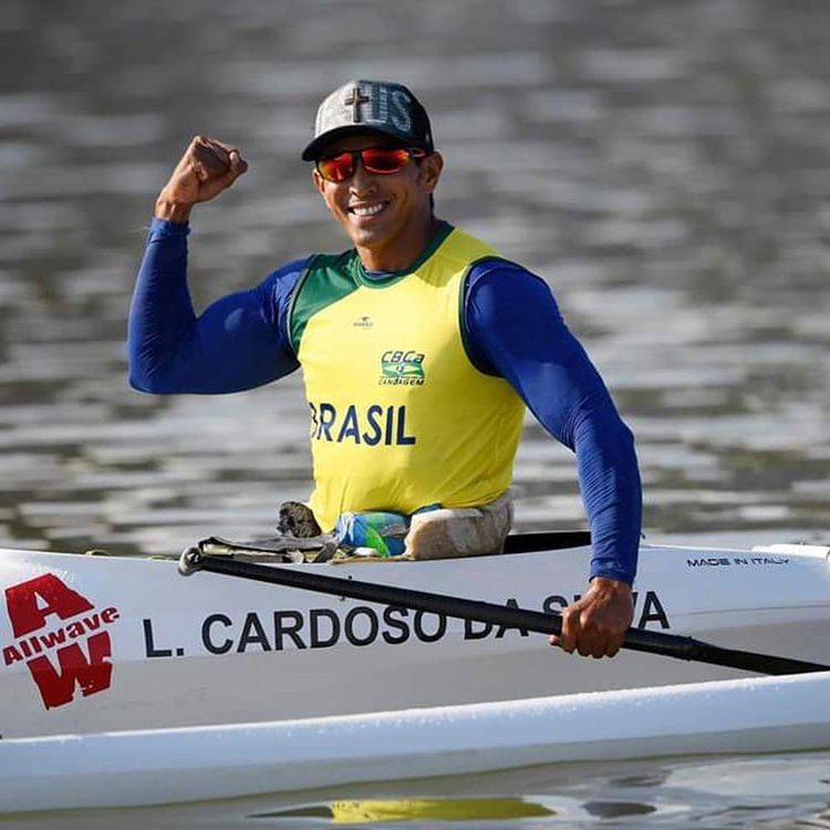 Luís Carlos, campeão de Paracanoagem