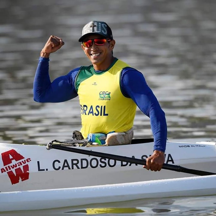 Luís Carlos, campeão de Paracanoagem