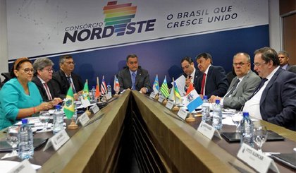 Reunião com os governadores do Nordeste na Bahia (Foto: Ascom/governo da Bahia) Reunião com os governadores do Nordeste na Bahia (Foto: Ascom/governo da Bahia)
