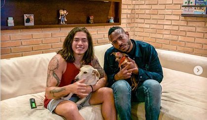 Whindersson Nunes e o ator americano Marlon Wayans (Foto: Instagram) Whindersson Nunes e o ator americano Marlon Wayans (Foto: Instagram)