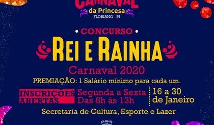 Carnaval de Floriano. (Foto: Prefeitura de Floriano/Divulgação) Carnaval de Floriano. (Foto: Prefeitura de Floriano/Divulgação)