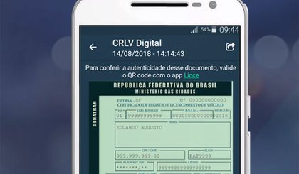 CRLV Digital (Foto: Reprodução Internet) CRLV Digital (Foto: Reprodução Internet)