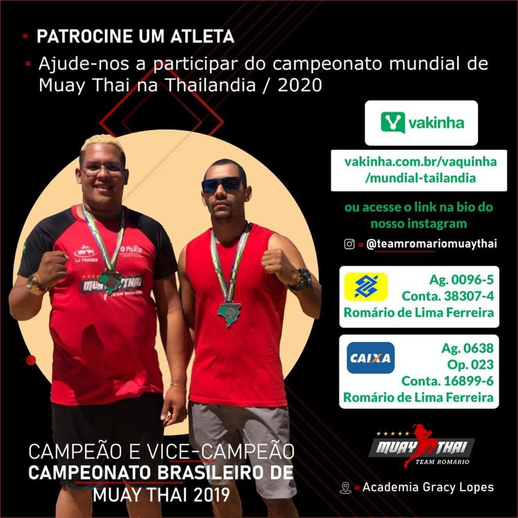 Lutadores de Floriano buscam recursos para participar de Mundial de Muay Thai.