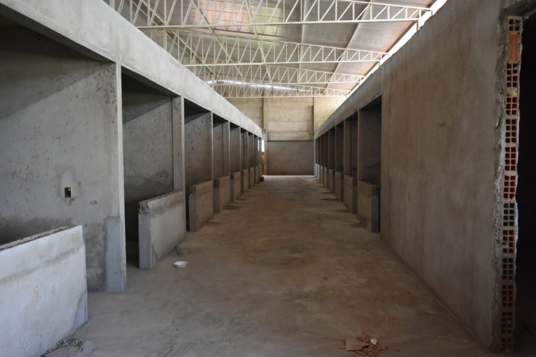 Obras do Mercado do Produtor, em Picos.