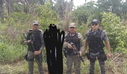 Polícia Militar de Guadalupe prende suspeito de cometer estupro. (Foto: Divulgação)