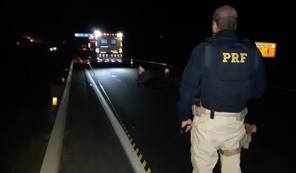Acidente na BR-316 causa morte de motociclista. (Foto: PRF/Divulgação)