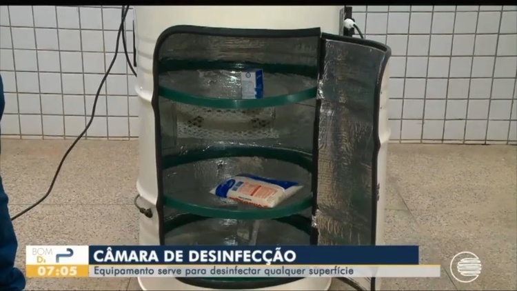 Câmara de desinfecção é criada por pesquisadores do IFPI.