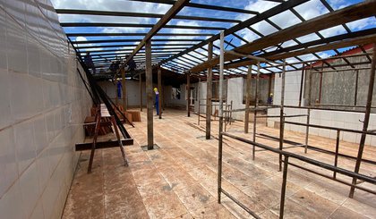 Obras do novo hospital de Picos (PI). (Foto: Governo do Piauí)