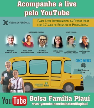 Passe livre do idoso.