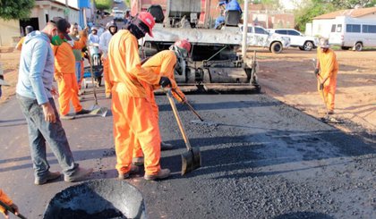 Obras em Picos (Foto: Governo do Piauí)