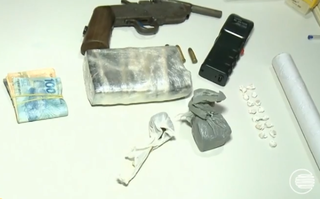 Cadeirante é preso com droga e arma de fogo no Residencial Alto da Cruz.
