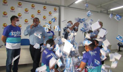IPTU premiado. (Foto: Prefeitura de Oeiras)