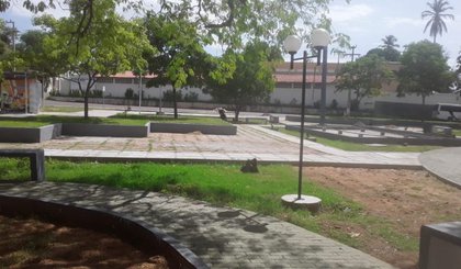 Praça Antenor Neiva, em Picos. (Foto: Prefeitura de Picos)
