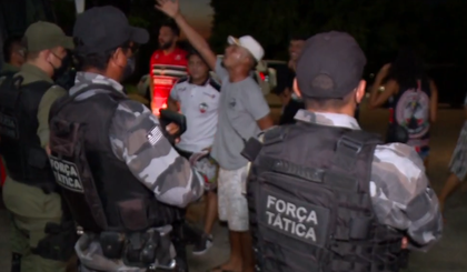 Protesto (Foto: Reprodução ge) Protesto (Foto: Reprodução ge)