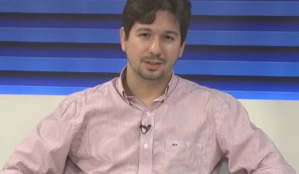Vereador e delegado Samuel Silveira. (Foto: Reprodução/TV Clube)