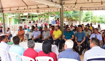 Inauguração biodigestor (Foto: Prefeitura de Floriano/Divulgação)