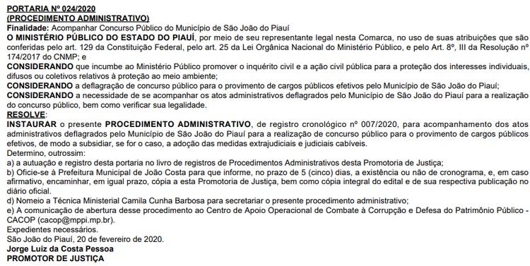 Portaria MP