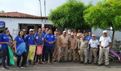 Coleta seletiva (Foto: Prefeitura de Oeiras/Divulgação)