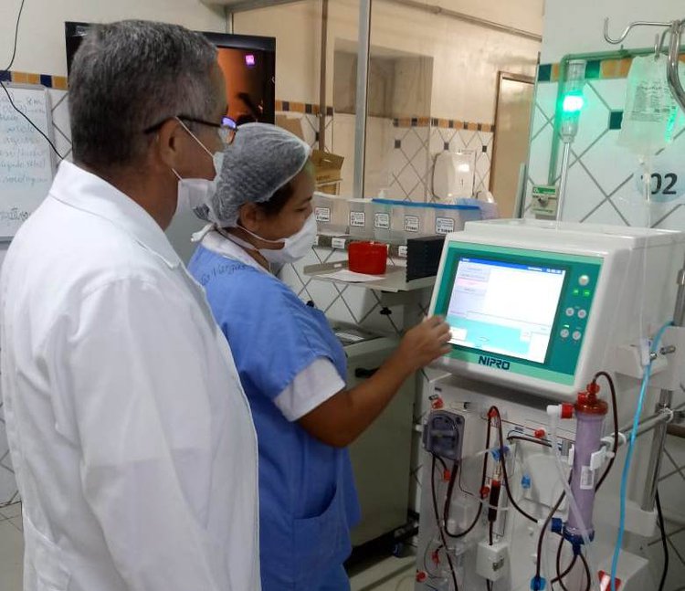 HGV recebe novas máquinas para realizar hemodiálise.