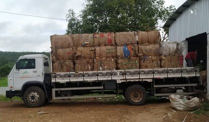 Prefeitura de Oeiras já recolheu mais de 100 toneladas de lixo desde que a ação começou. (Foto: Prefeitura de Oeiras/Divulgação)