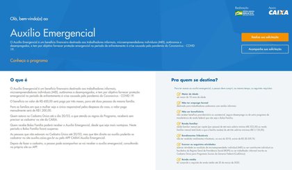 Auxílio emergencial. (Foto: Reprodução)