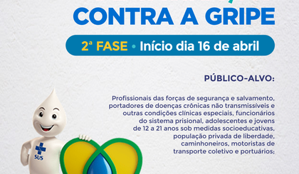 Campanha de vacinação, segunda fase. (Foto: Prefeitura de Oeiras/Divulgação)