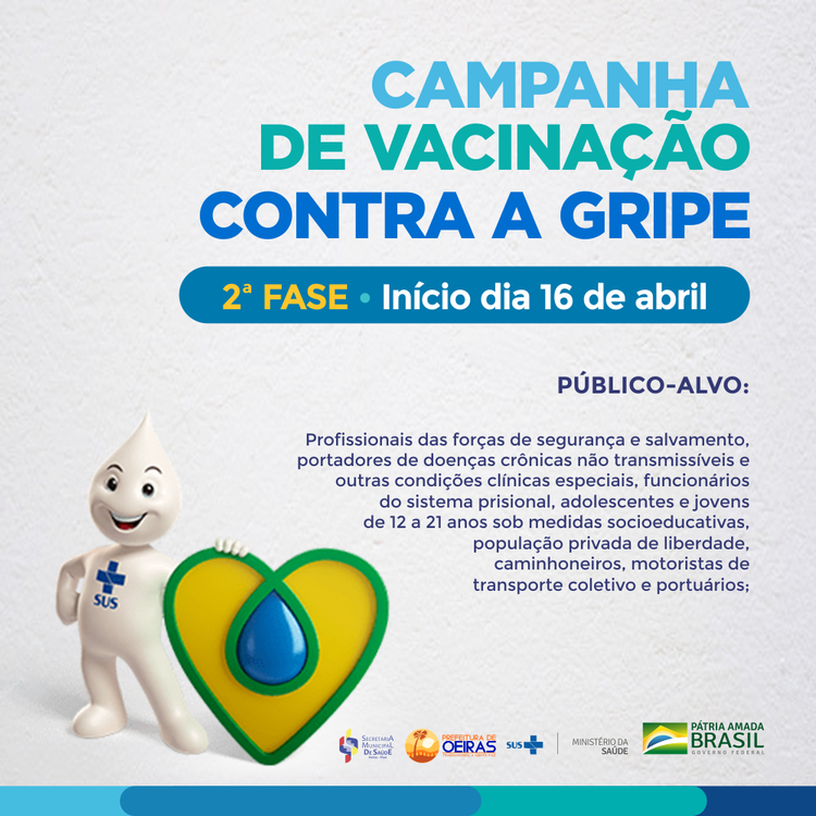 Campanha de vacinação, segunda fase.