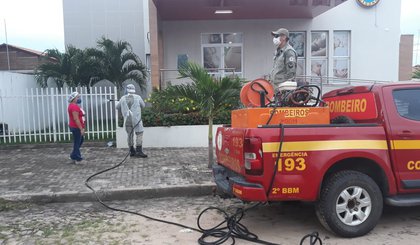 Corpo de Bombeiros fará higienização em ruas de Floriano, Picos, Teresina e Parnaíba. (Foto: Governo do Piauí/Divulgação)