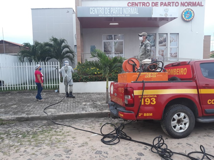 Corpo de Bombeiros fará higienização em ruas de Floriano, Picos, Teresina e Parnaíba.