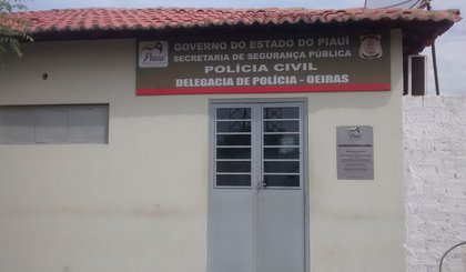 Delegacia de Polícia Civil de Oeiras. (Foto: Reprodução Portal Integração)