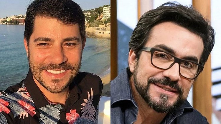 Evaristo Costa e padre Fábio de Melo.